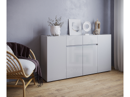 Комод МИКА 1604х870х384 Белый