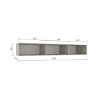 Антресоль Фиеста Л Кашемир