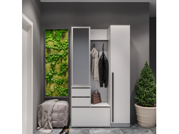 Набор прихожая Бостон(вешалка В2 + пенал П 400)