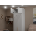 Антресоль Фиеста 802х400х500 (Белый/Белый Софт)