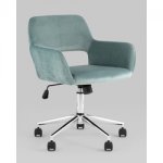 Кресло офисное ROSS велюр серо-зеленый