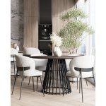 Стол обеденный Daphne 100*75 см темное дерево