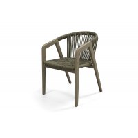 "Будапешт" стул из искусственного ротанга, цвет серый "Будапешт" стул из искусственного ротанга, цвет серый