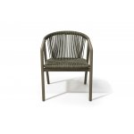 "Будапешт" стул из искусственного ротанга, цвет серый