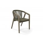 "Будапешт" стул из искусственного ротанга, цвет серый