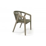 "Будапешт" стул из искусственного ротанга, цвет серый