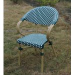 "Грас" плетеный стул из искусственного ротанга, цвет зеленый