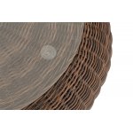 "Барселона" журнальный столик из искусственного ротанга, цвет коричневый