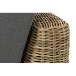 "Капри" модуль диванный угловой с подушками, цвет соломенный