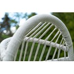 "Севилья" кресло-кокон из искусственного ротанга, цвет светло-серый