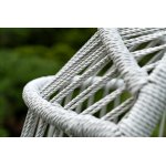 "Севилья" кресло-кокон из искусственного ротанга, цвет светло-серый