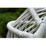 "Севилья" кресло-кокон из искусственного ротанга, цвет светло-серый