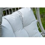 "Севилья" кресло-кокон из искусственного ротанга, цвет светло-серый