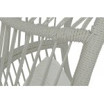 "Севилья" кресло-кокон из искусственного ротанга, цвет светло-серый