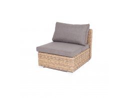 Лунго модуль диванный прямой с подушками, цвет соломенный (гиацинт) Лунго модуль диванный прямой с подушками, цвет соломенный (гиацинт)