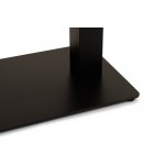 "Каффе" стол из HPL 110х70см, цвет "дуб", подстолье стальное двойное