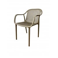 "Мохито" стул пластиковый, цвет бежево-коричневый