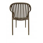 "Мохито" стул пластиковый, цвет бежево-коричневый