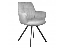 Стул Grant серый шенил на поворотном механизме