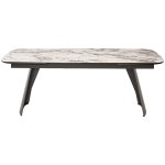 Стол ODIN 200 TL-312, испанская керамика / темно-серый каркас, ®DISAUR