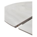 Стол БОНЖУР 100 ОНИКС БЕЖЕВЫЙ, стекло / ЛАТТЕ каркас М-City