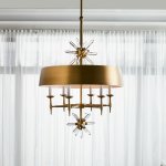 Люстра Star Quartz, 6 Lt Pendant - Antique Brass Люстра Star Quartz, 6 Lt Pendant - Antique Brass
