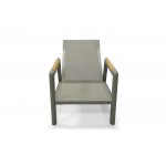 "Бари" кресло, каркас алюминий, цвет светло-серый "Бари" кресло, каркас алюминий, цвет светло-серый