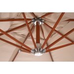 "Ливорно" зонт садовый 3х3м на боковой опоре из алюминия