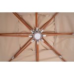 "Ливорно" зонт садовый 3х3м на боковой опоре из алюминия