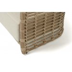 "Валенсия" диван из искусственного ротанга трехместный, цвет соломенный