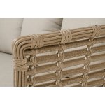 "Валенсия" диван из искусственного ротанга трехместный, цвет соломенный
