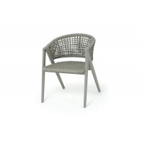 "Амстердам" плетеный стул из искусственного ротанга, цвет серый