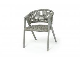 "Амстердам" плетеный стул из искусственного ротанга, цвет серый "Амстердам" плетеный стул из искусственного ротанга, цвет серый