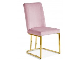 Стул обеденный Пресли DX-2055, 45х44х92, пыльная роза/золотой Стул обеденный Пресли DX-2055, 45х44х92, пыльная роза/золотой