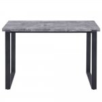 Стол Grey 120x80x77см, серая лава