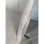 Стул НОРМАН 360 град., цвет BELLA-03/CYPRUS-03 латте, шенилл/замша / черный каркас М-City