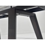 Стол BETIS 180 MATTE GILDED WHITE SOLID CERAMIC / Орех, ®DISAUR