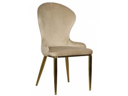 Стул обеденный Констанция TW-1163, бежевый/золото Стул обеденный Констанция TW-1163, бежевый/золото