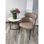 Стул VALTER HF017-20 Коричнево-серый, экокожа / Темно-серый каркас, ®DISAUR