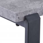 Стол Grey 120x80x77см, серая лава