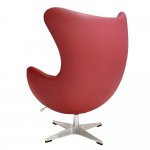 Кресло EGG STYLE CHAIR красный, натуральная кожа Кресло EGG STYLE CHAIR красный, натуральная кожа