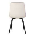 Набор 4 шт Стул обеденный DOBRIN CHILLY, Кремовый Holland 05, основание черное