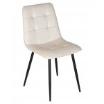 Набор 4 шт Стул обеденный DOBRIN CHILLY, Кремовый Holland 05, основание черное