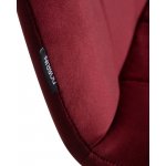 Набор 4 шт Стул обеденный DOBRIN CHILLY, Бордовый Holland 47, основание белое