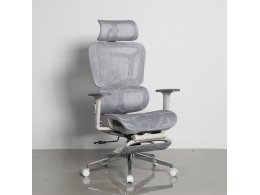 Кресло офисное TopChairs Nimbus белая сетка белый пластик Кресло офисное TopChairs Nimbus белая сетка белый пластик