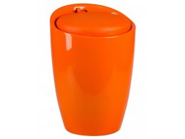 Табурет с местом для хранения LM-1100, оранжевый