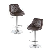 Набор 2 шт Стул барный DOBRIN LOGAN, коричневый