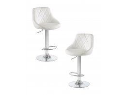 Набор 2 шт Стул барный DOBRIN LOGAN, белый