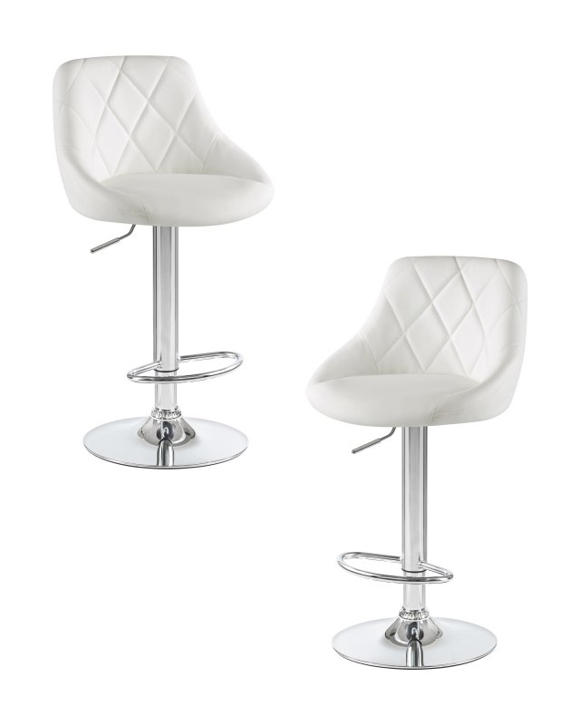 Набор 2 шт Стул барный DOBRIN LOGAN, белый
