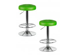 Набор 2 шт Табурет барный DOBRIN BRUNO, зелёный